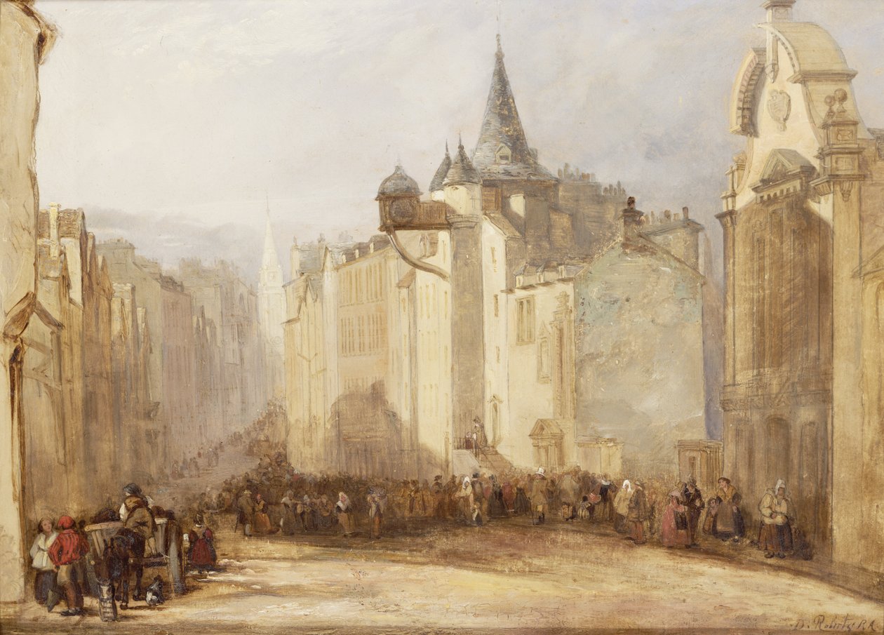 La casa del pedaggio, Edimburgo da David Roberts