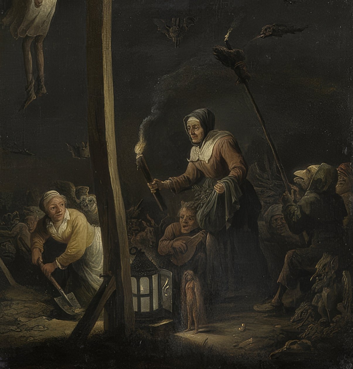 Scena di stregoneria da David Teniers the Elder