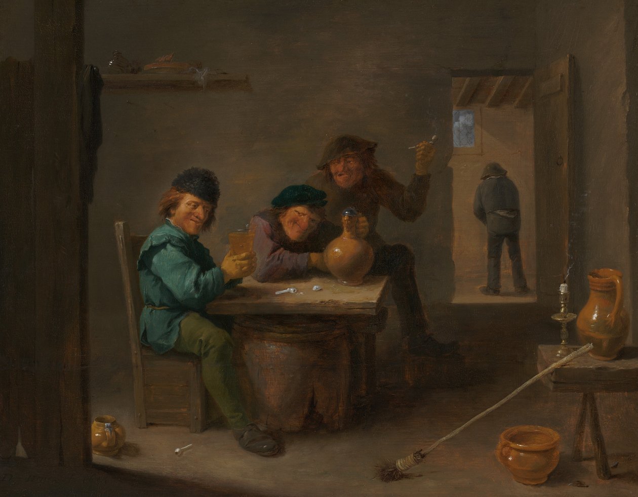 Contadini in una Taverna da David Teniers the Younger