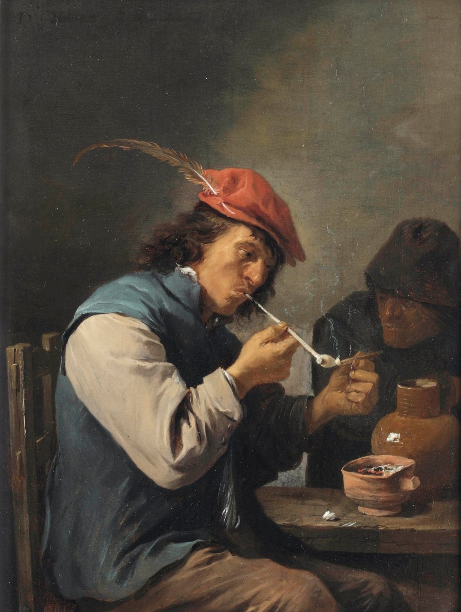 Il fumatore da David Teniers the Younger
