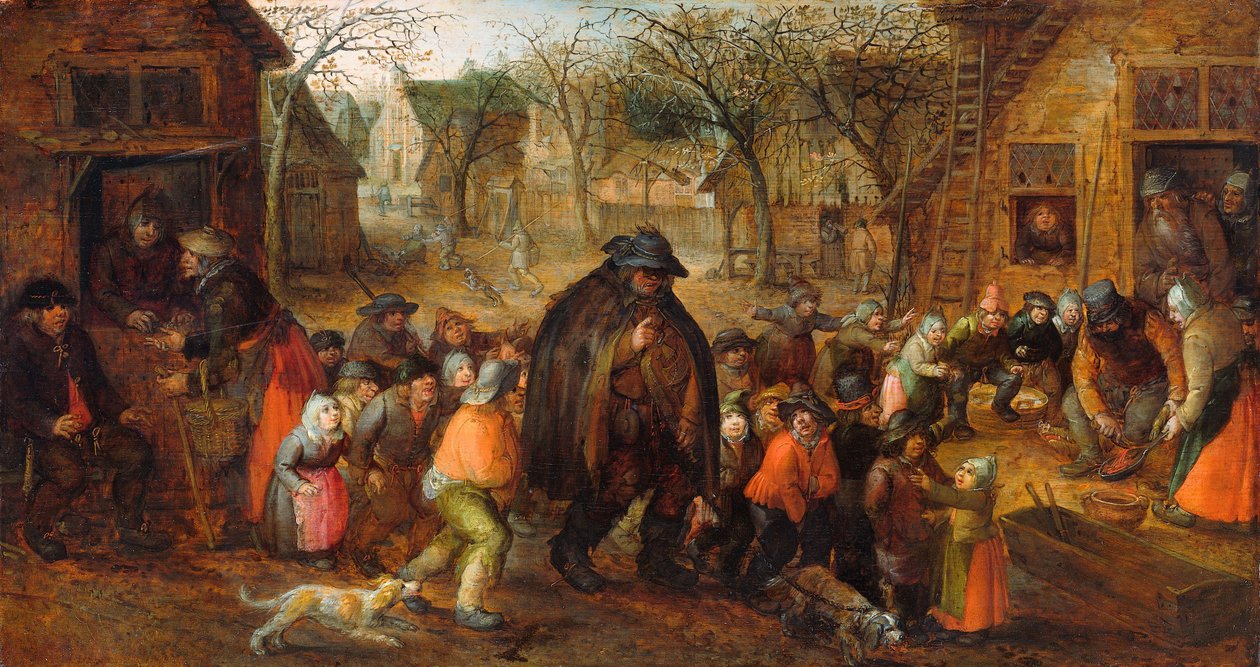 Suonatore di organetto cieco da David Vinckboons (I)