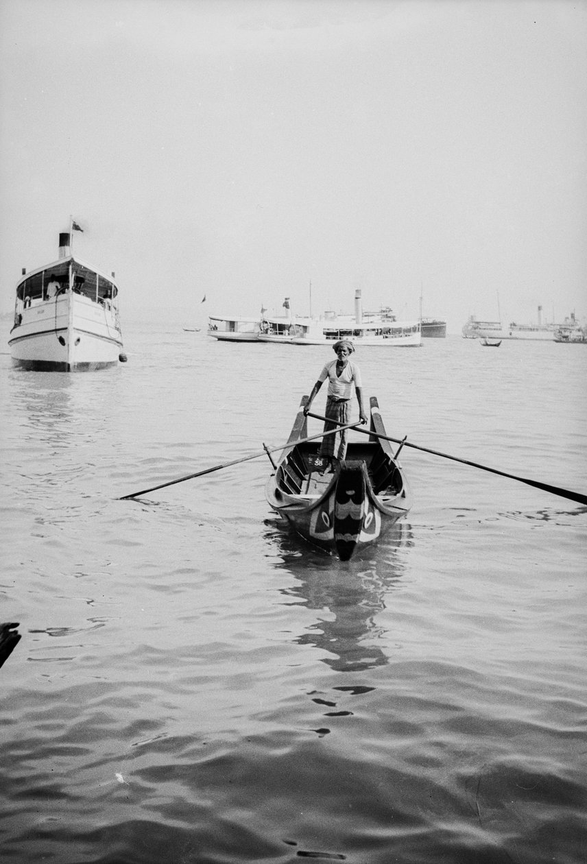 Remare un sampan a Penang da David Watkin Waters