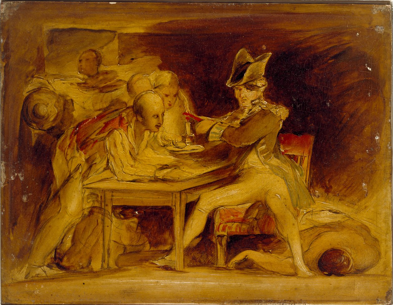 Nelson sigilla la lettera di Copenaghen, c1835 da David Wilkie