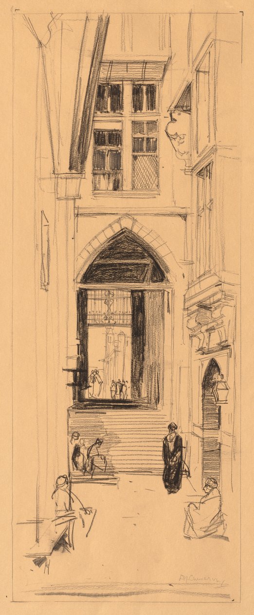 Un cortile al Cairo da David Young Cameron