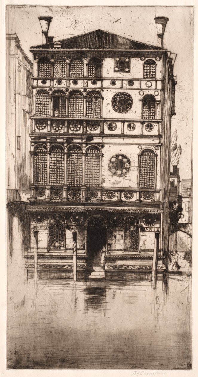 Palazzo Dario, Venezia da David Young Cameron
