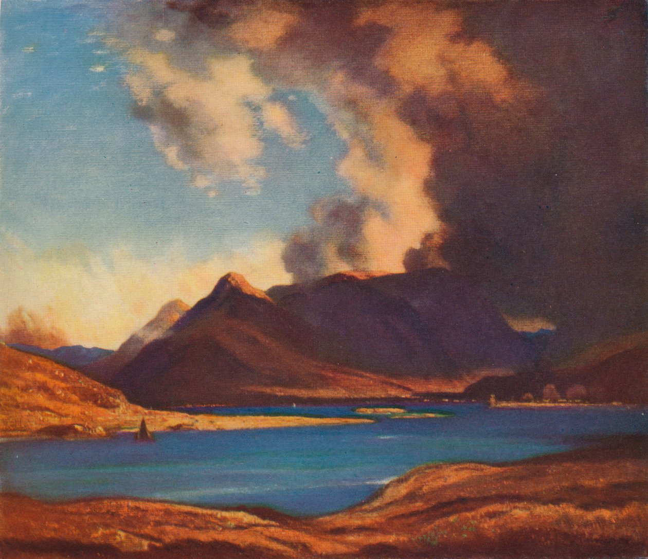 Le ombre di Glencoe, 1925 da David Young Cameron