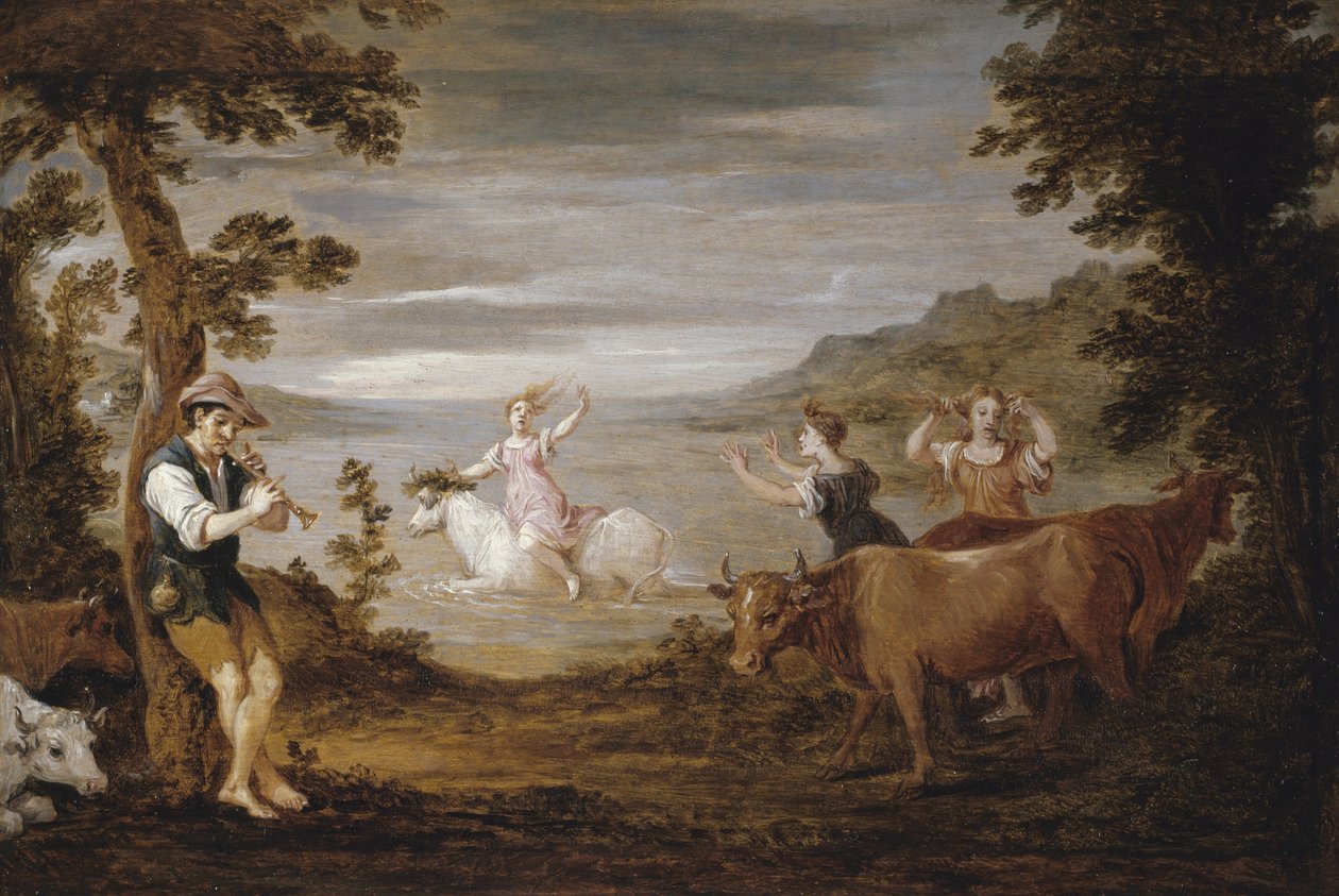 Il ratto di Europa, 1654-56 da David Teniers the Younger