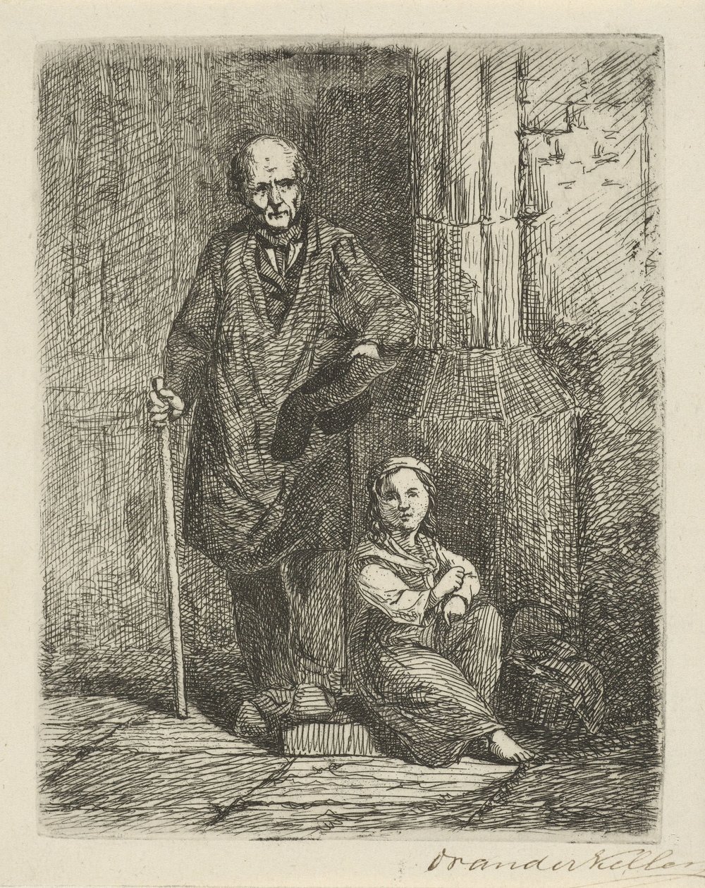 Mendicante da David van der Kellen