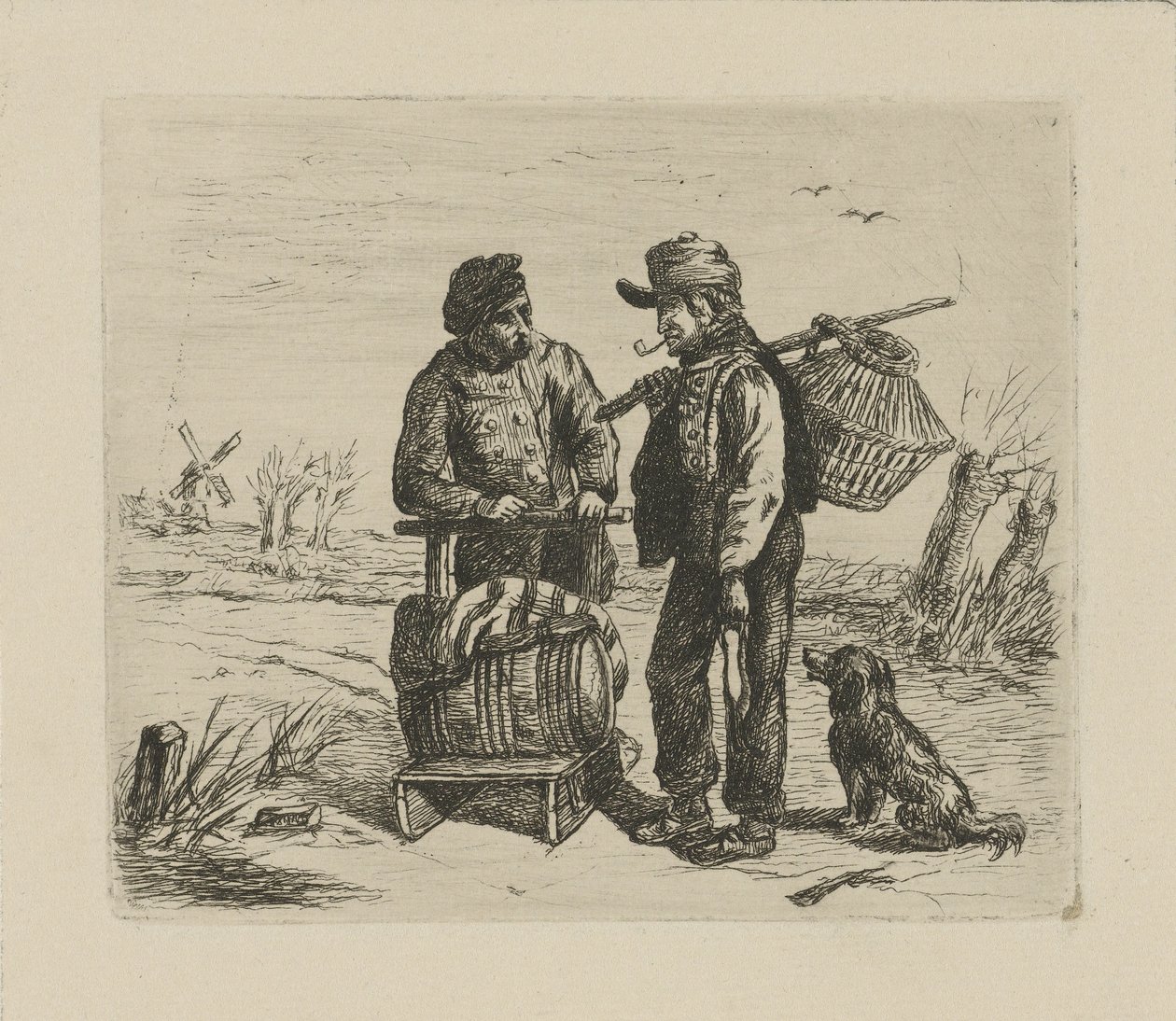 Paesaggio invernale da David van der Kellen