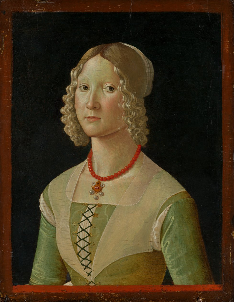 Selvaggia Sassetti nata nel 1470, ca. 1487-88 da Davide Ghirlandaio