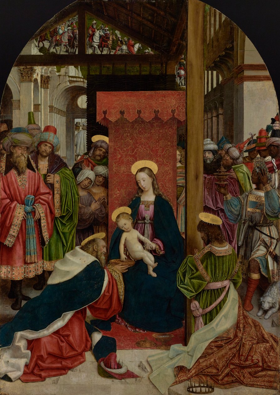 Adorazione dei Magi, c.1520 da Defendente Ferrari