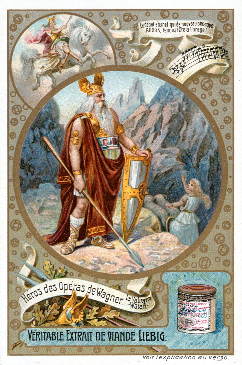 Odino, 1890-1910 da Delitz