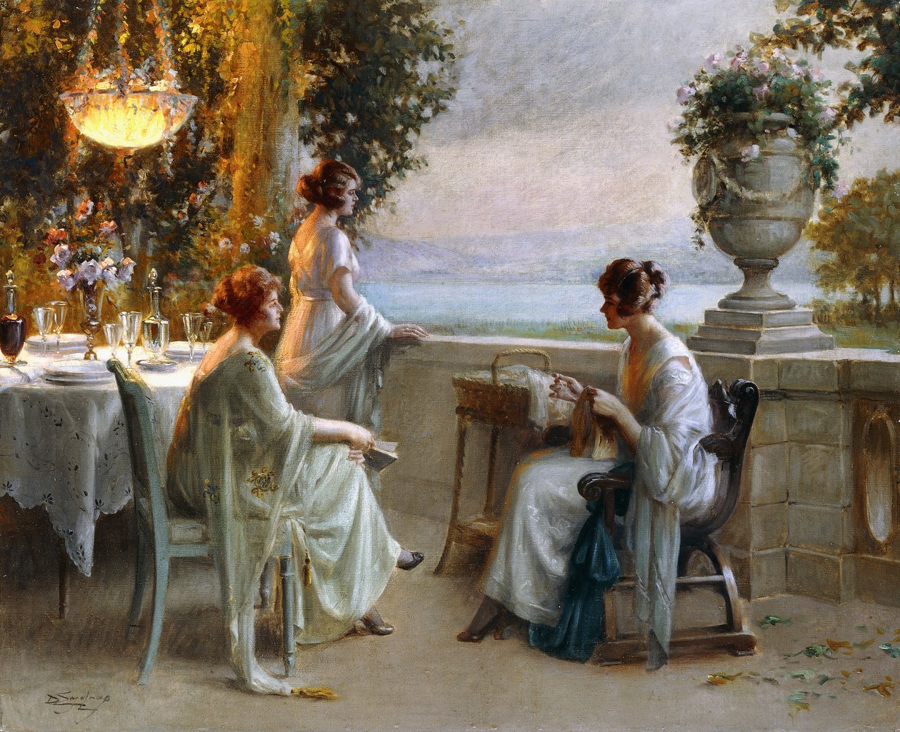 Una serata sulla terrazza da Delphin Enjolras