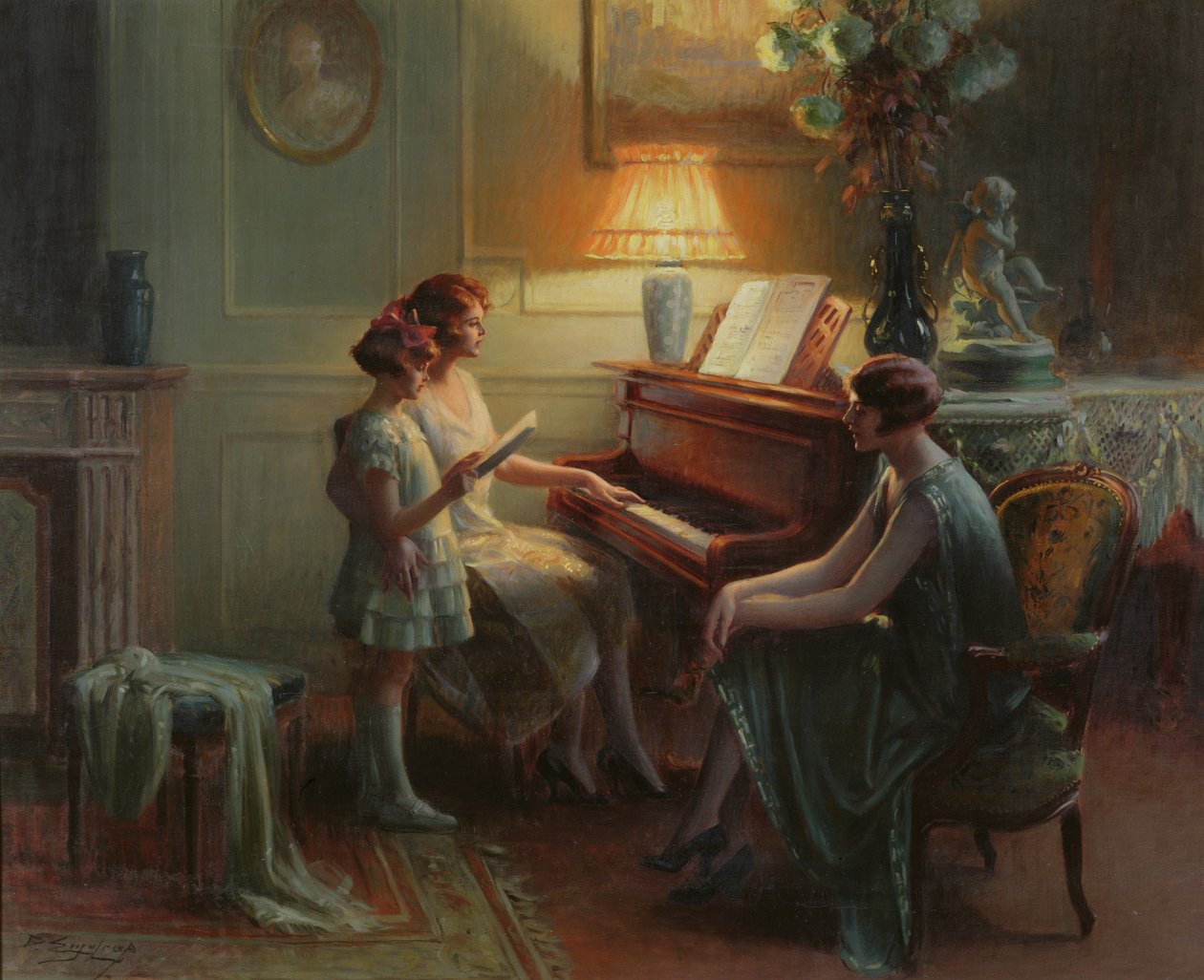 La lezione di canto da Delphin Enjolras