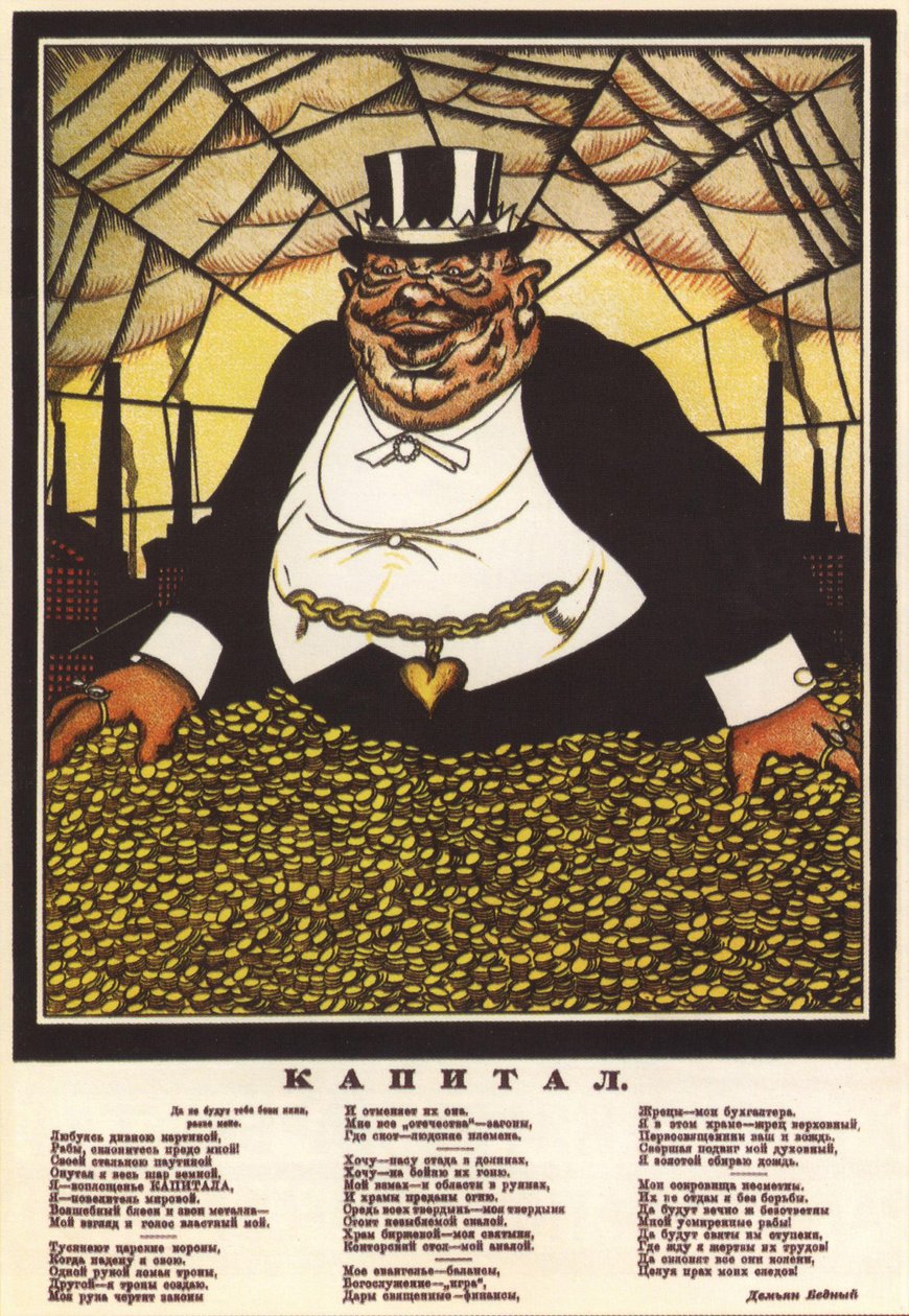 Il capitale Poster, 1920 da Deni