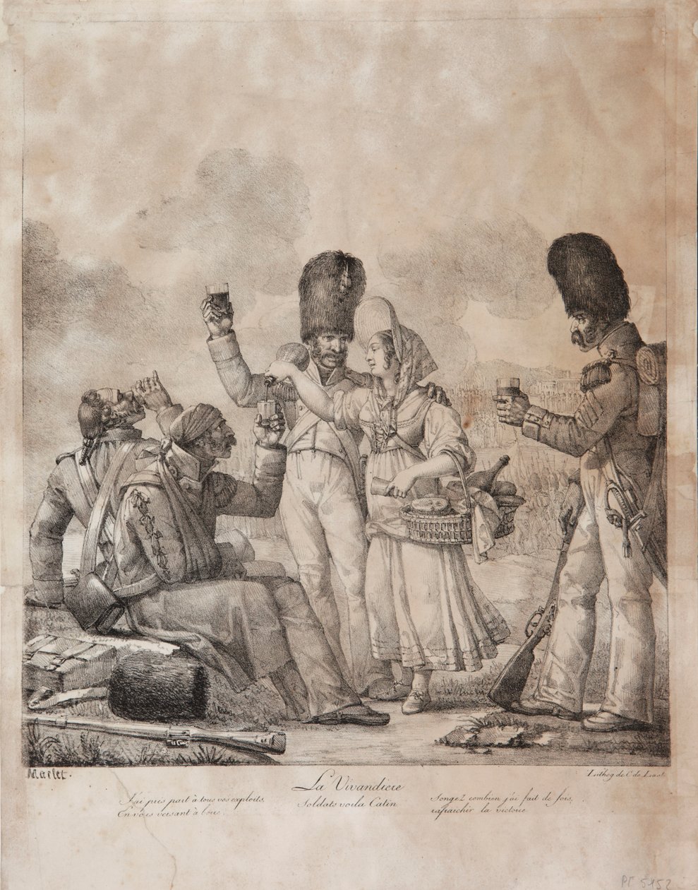 La Vivandiera da Denis Auguste Marie Raffet