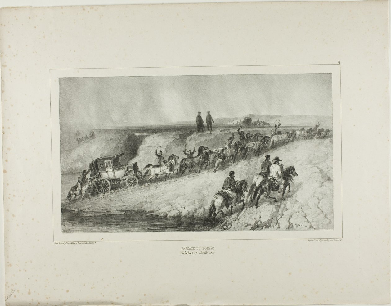 Passaggio Bouzeo da Denis Auguste Marie Raffet