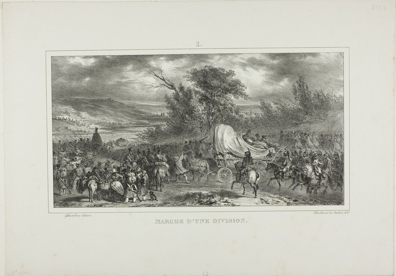 Divisione Marzo da Denis Auguste Marie Raffet