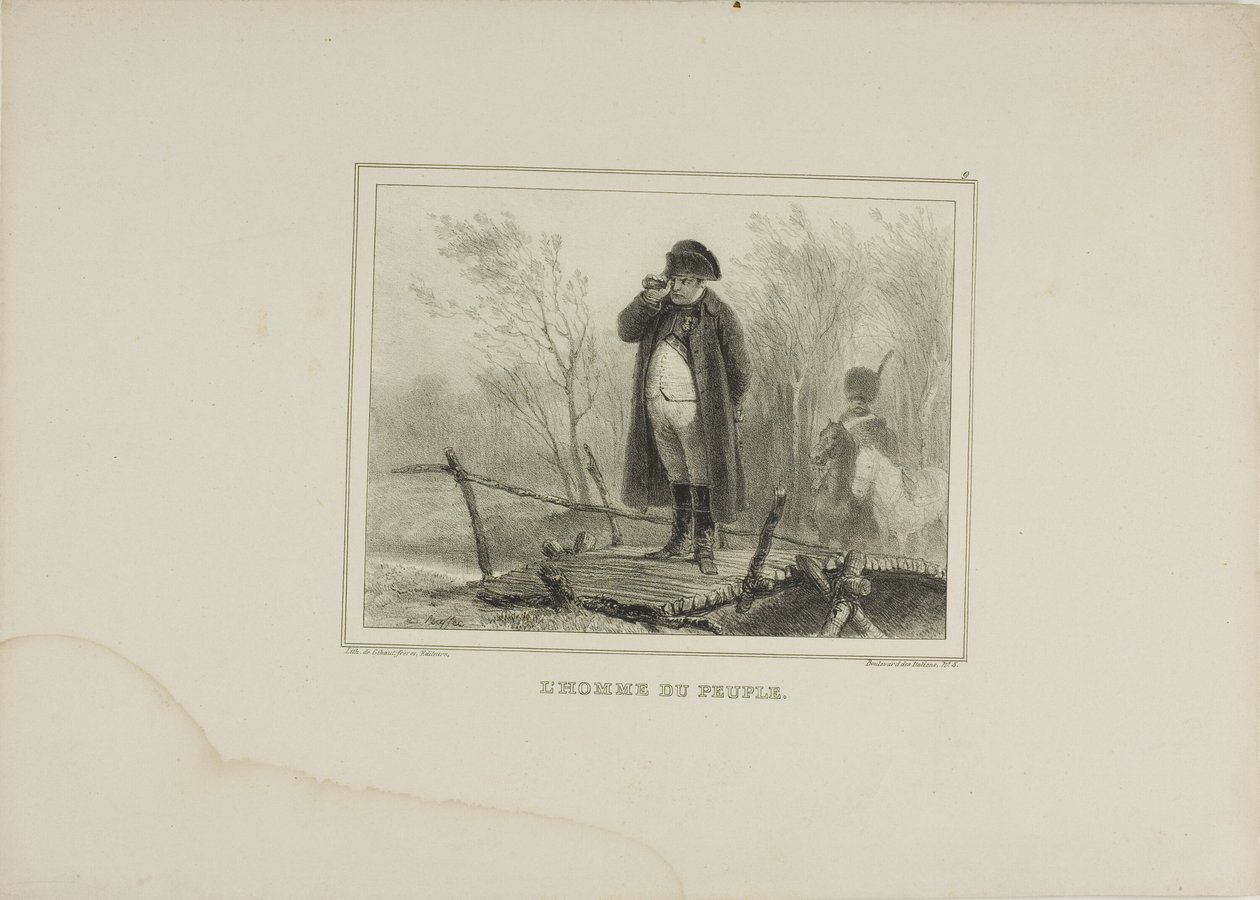 Uomo del popolo da Denis Auguste Marie Raffet