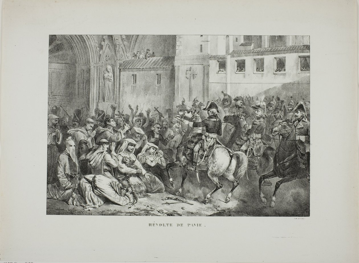 Rivolta di Pavia da Denis Auguste Marie Raffet