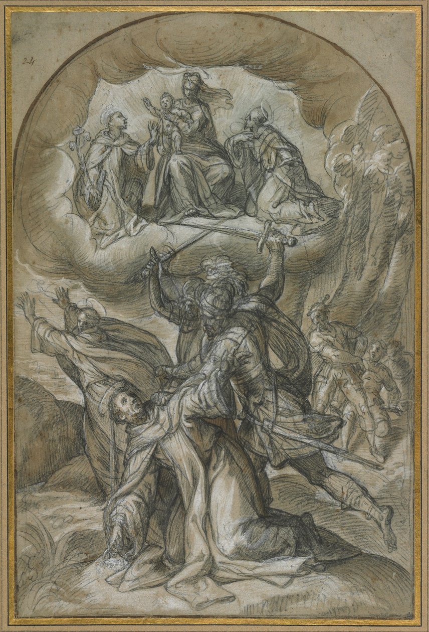 La morte di San Pietro Martire da Denis Calvaert