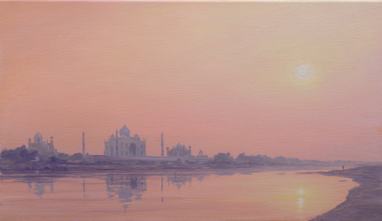 Tramonto sullo Yamuna da Derek Hare