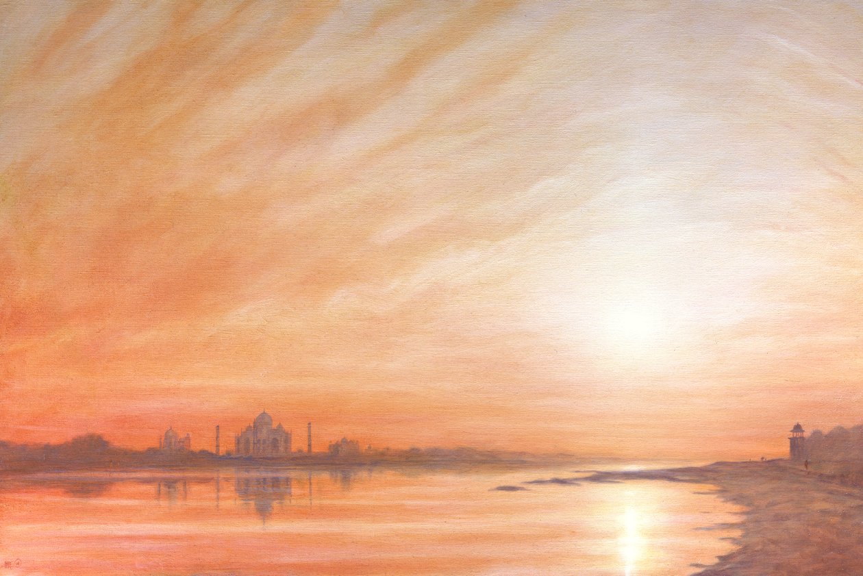 Taj Mahal al tramonto da Derek Hare