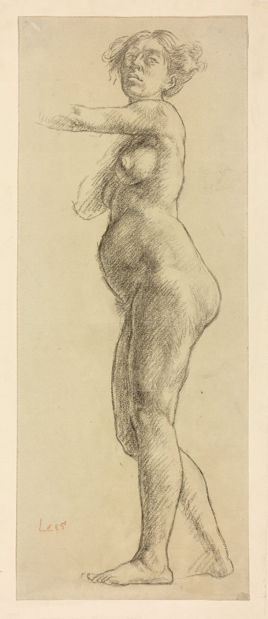 Studio di una figura femminile da Derwent Lees