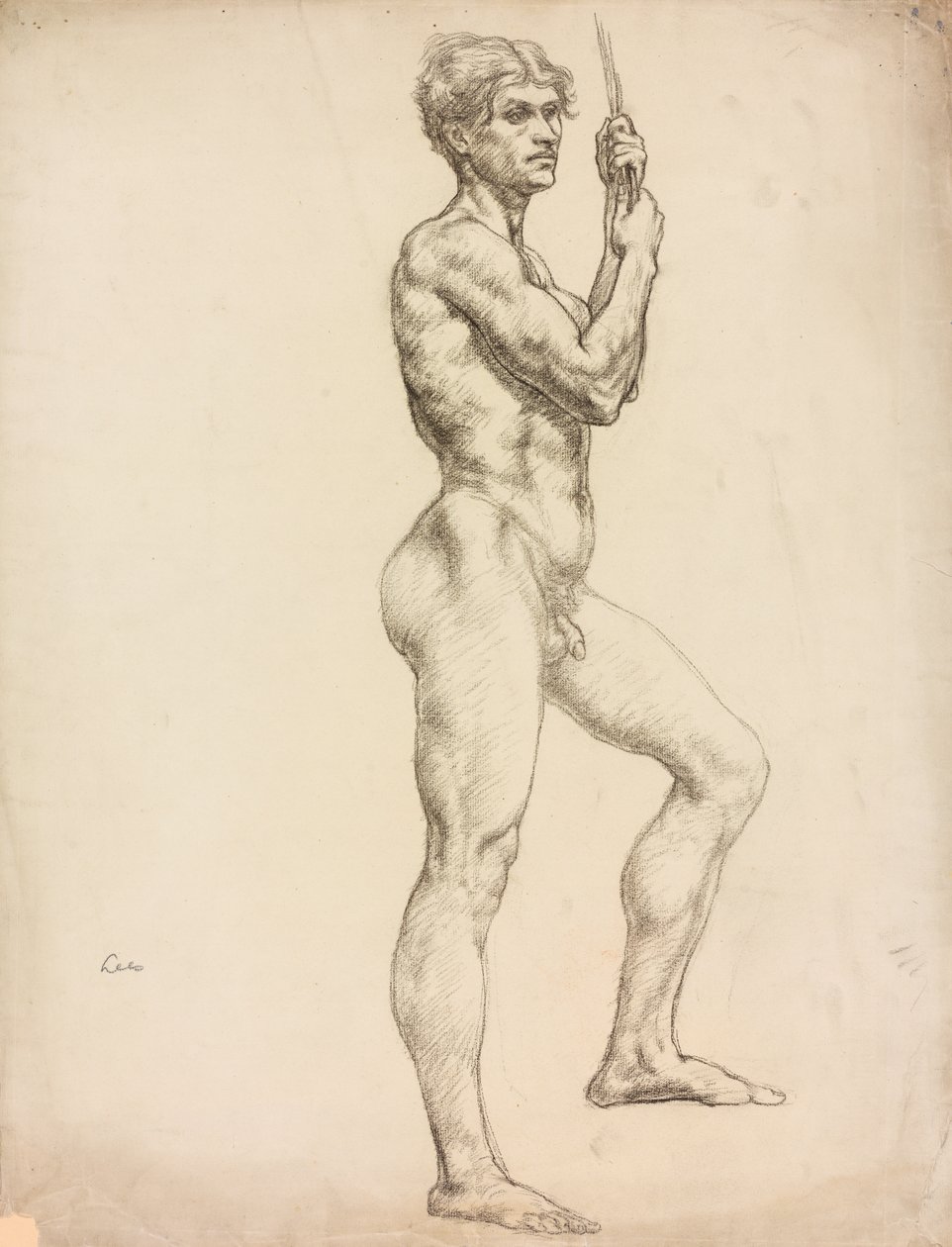 Studio di una figura maschile da Derwent Lees