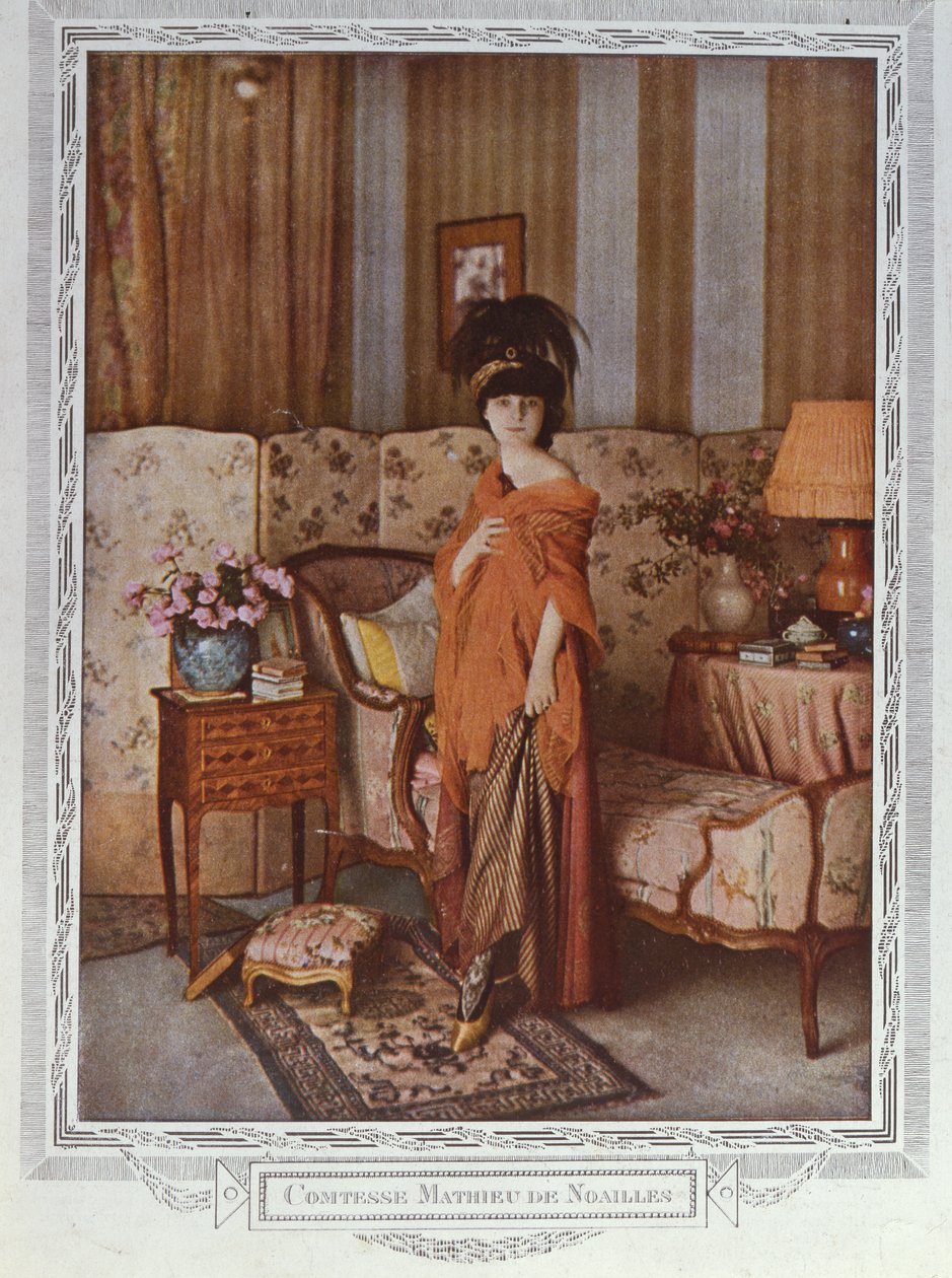 Contessa Anna de Noailles, 1913 da Marcellin Gilbert Desboutin