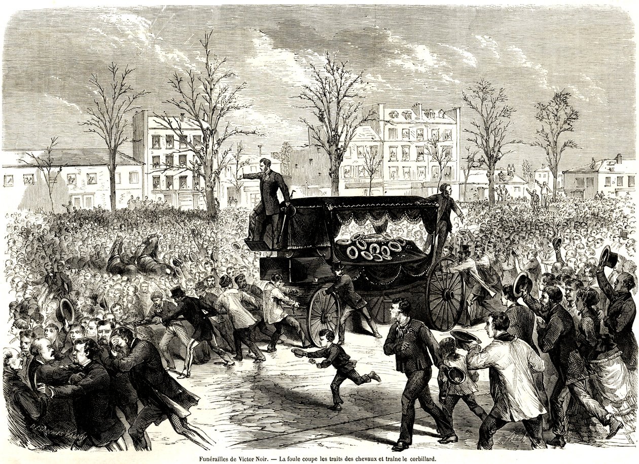 Funerali di Victor Noir da Desroches Valnay