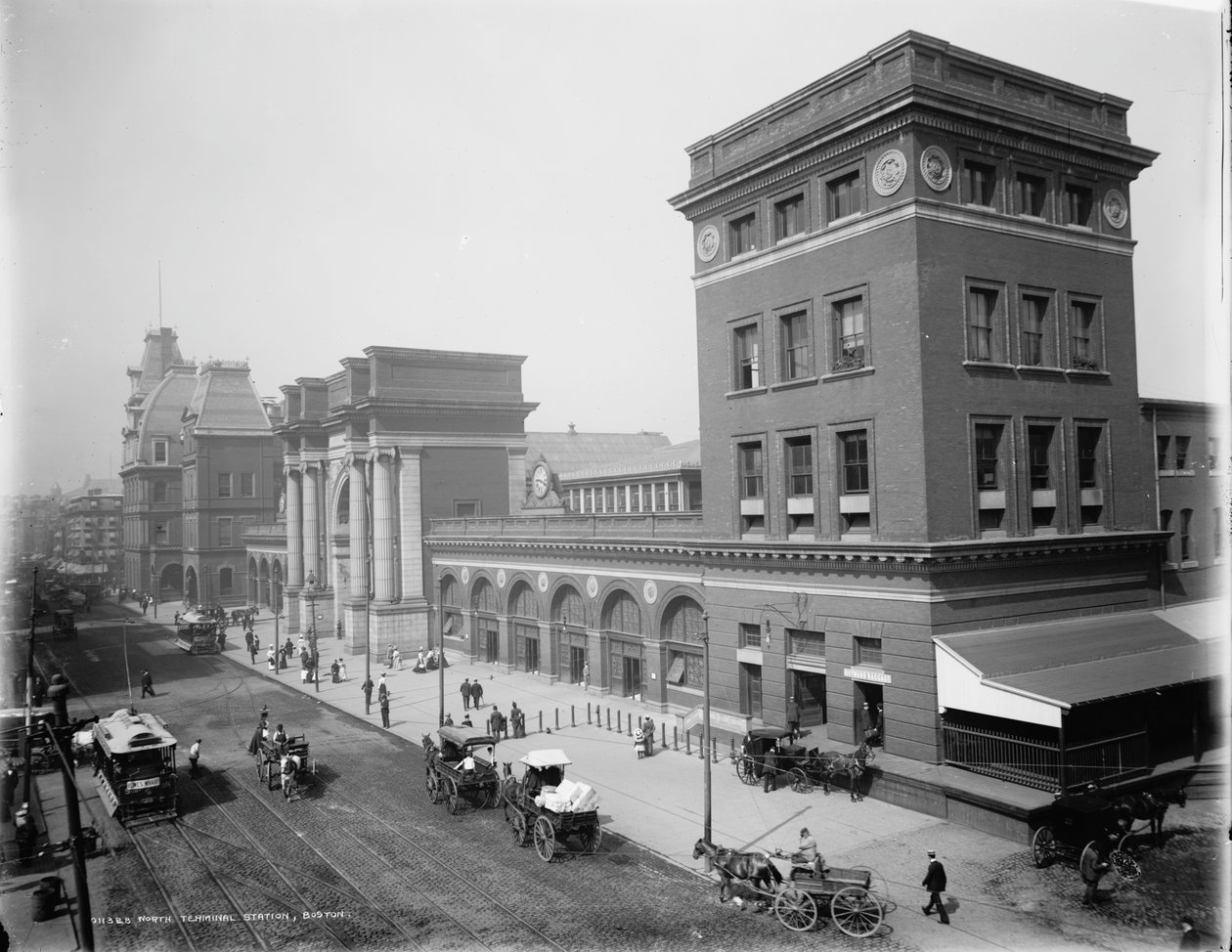Stazione Terminal Nord, Boston da Detroit Publishing Co.