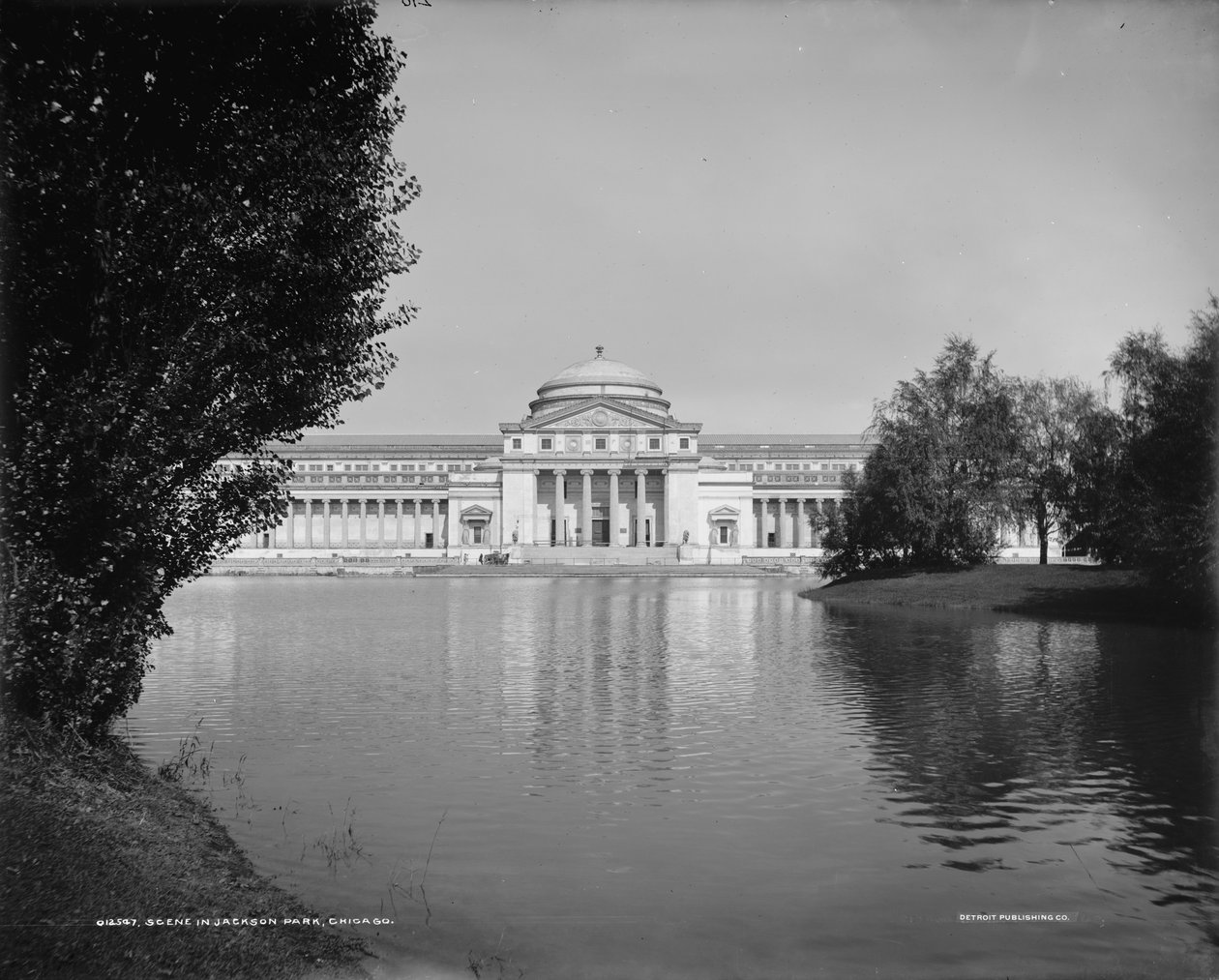 Scena nel Jackson Park, Chicago, Illinois, 1890-1901 da Detroit Publishing Co.