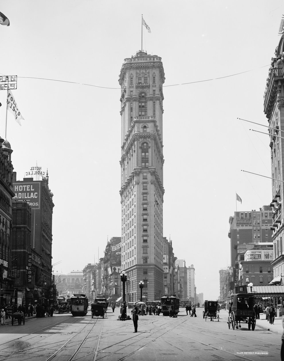 Edificio del Times, New York, N.Y., c.1908 da Detroit Publishing Co.