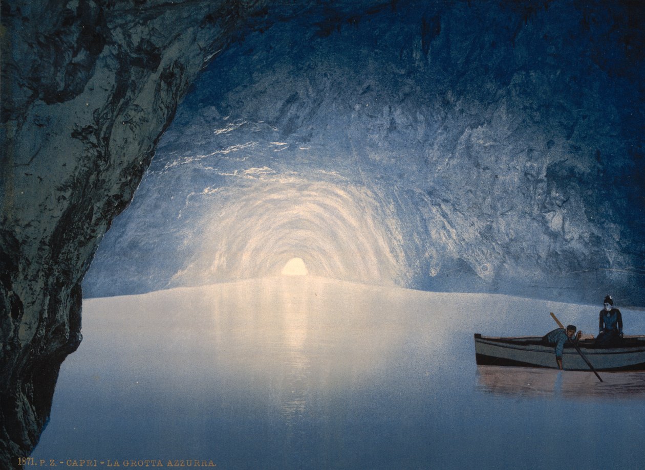 Grotta azzurra, Isola di Capri da Detroit Publishing Co.
