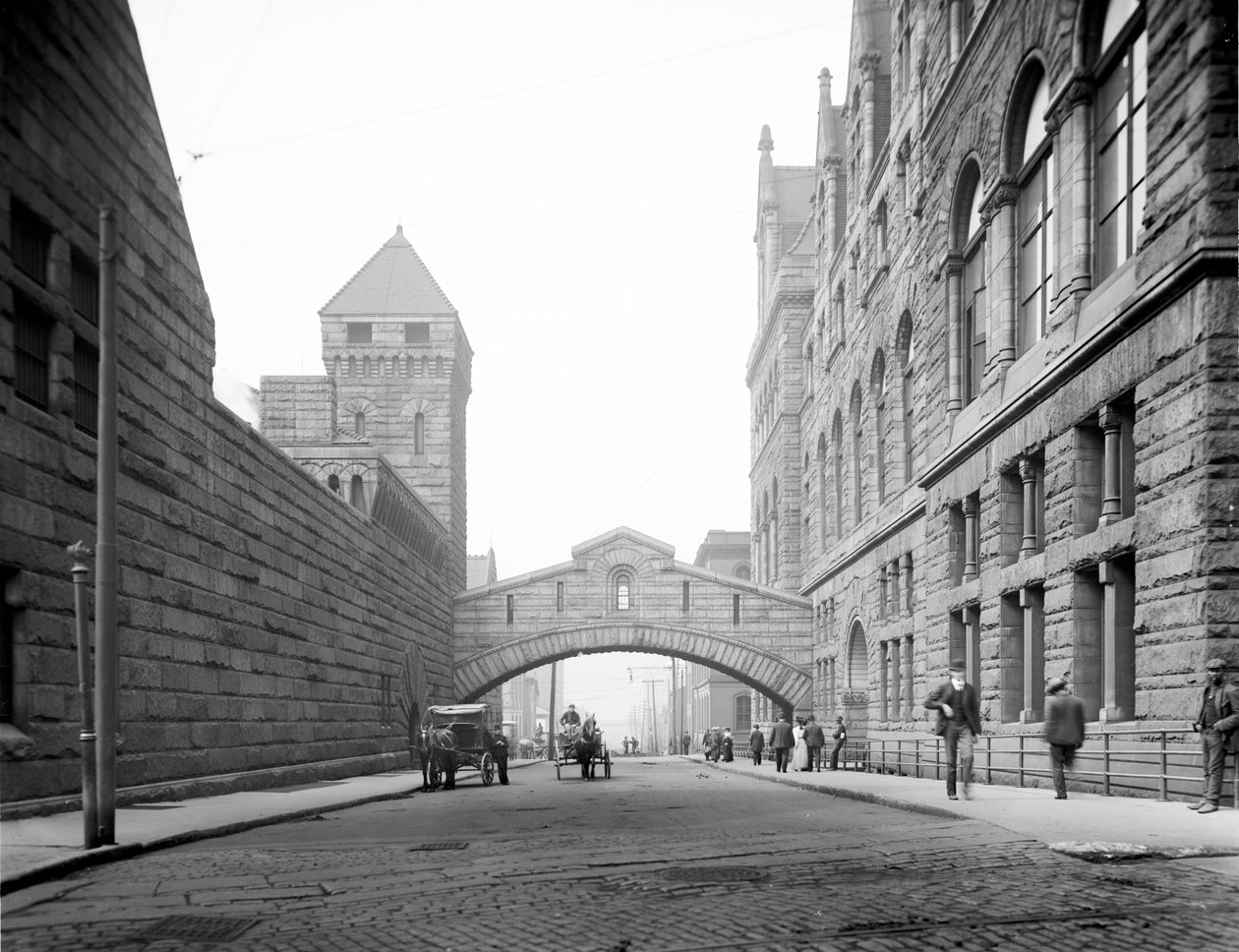 Ponte dei Sospiri, Pittsburgh, Pennsylvania da Detroit Publishing Co.