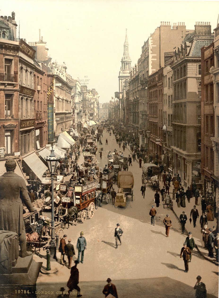Cheapside, Londra da Detroit Publishing Co.