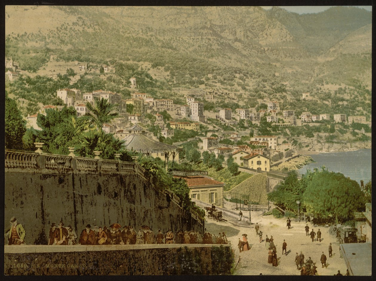 Vista generale, Monte Carlo, Riviera, Monaco da Detroit Publishing Co.