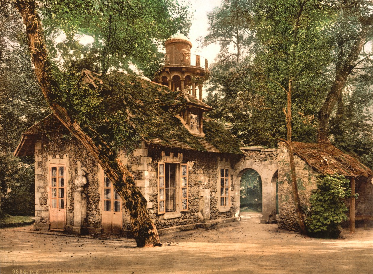 Petit Trianon, la latteria, Versailles, c.1890-1900 da Detroit Publishing Co.