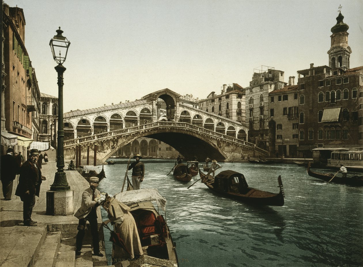 Ponte di Rialto, Venezia, c.1900 da Detroit Publishing Co.