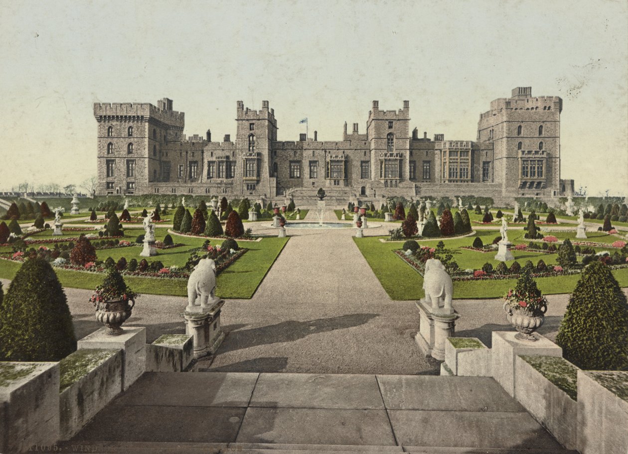 Terrazza Est del Castello di Windsor da Detroit Publishing Co.