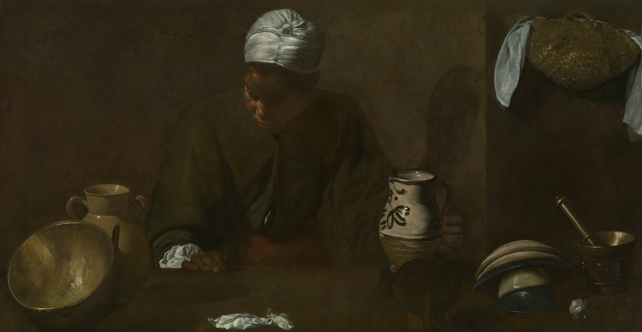 Scena di cucina, 1618-20 da Diego Velasquez