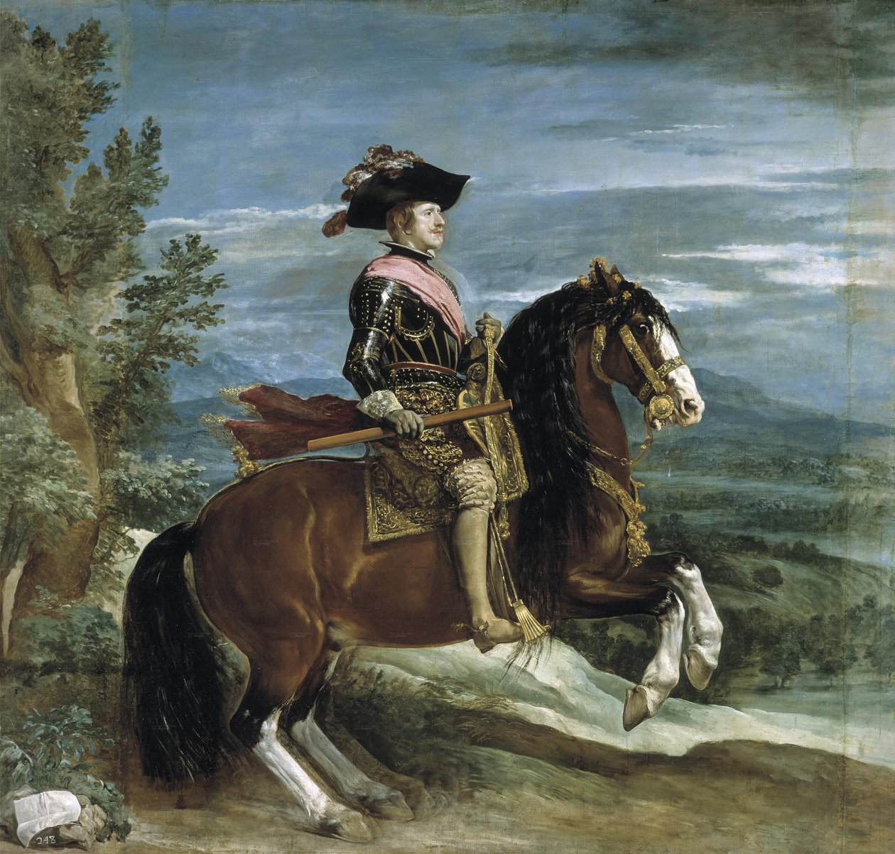 Ritratto equestre di Filippo IV da Diego Velázquez