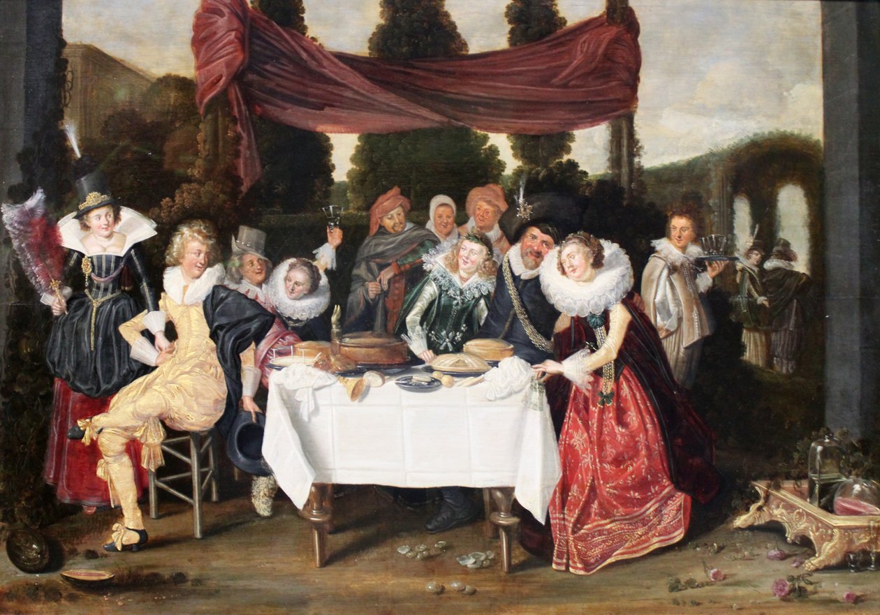 Compagnia allegra da Dirck Hals