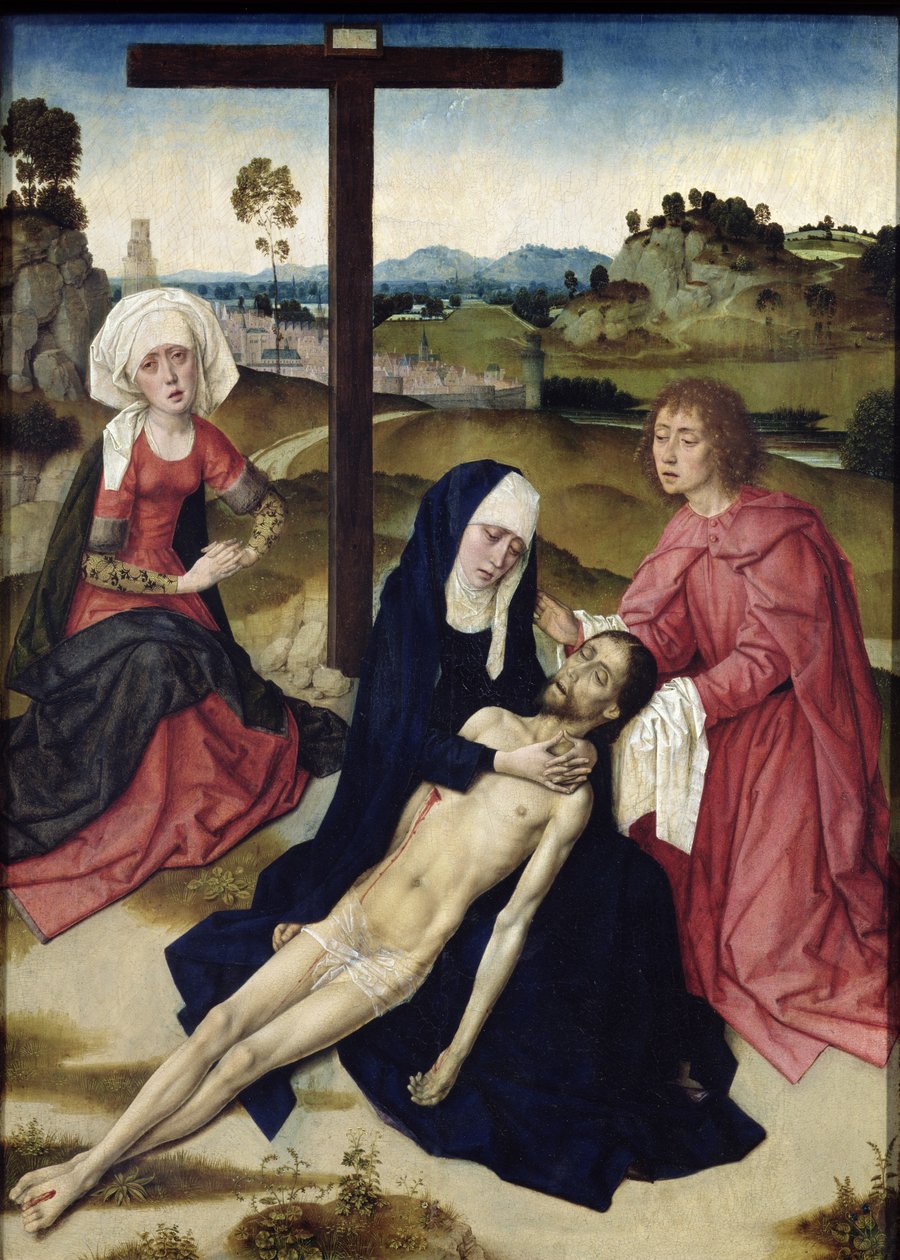 La lamentazione, c.1455-60 da Dirck Bouts