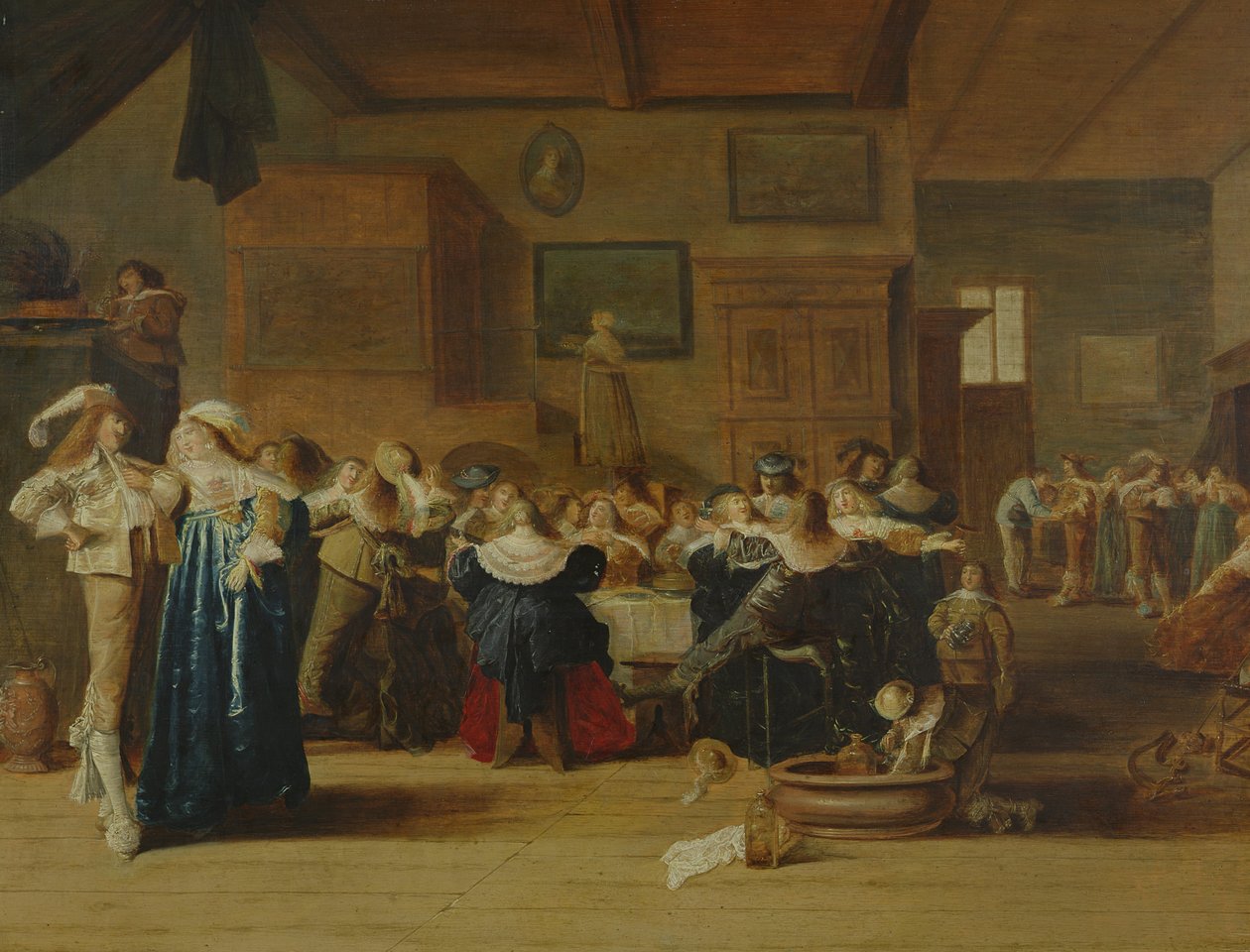 Incontro in un interno da Dirck Hals