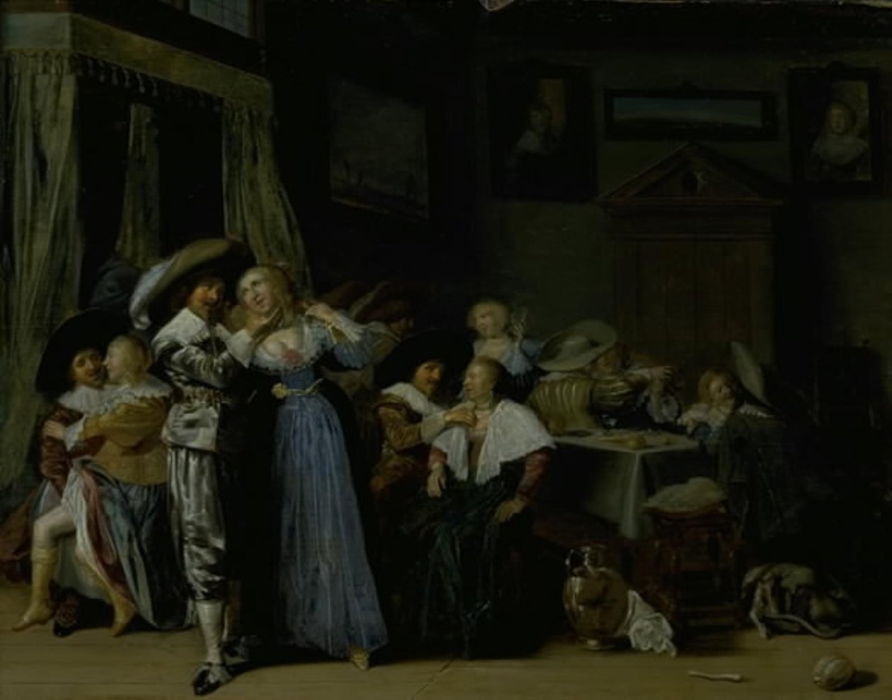 Compagnia allegra da Dirck Hals