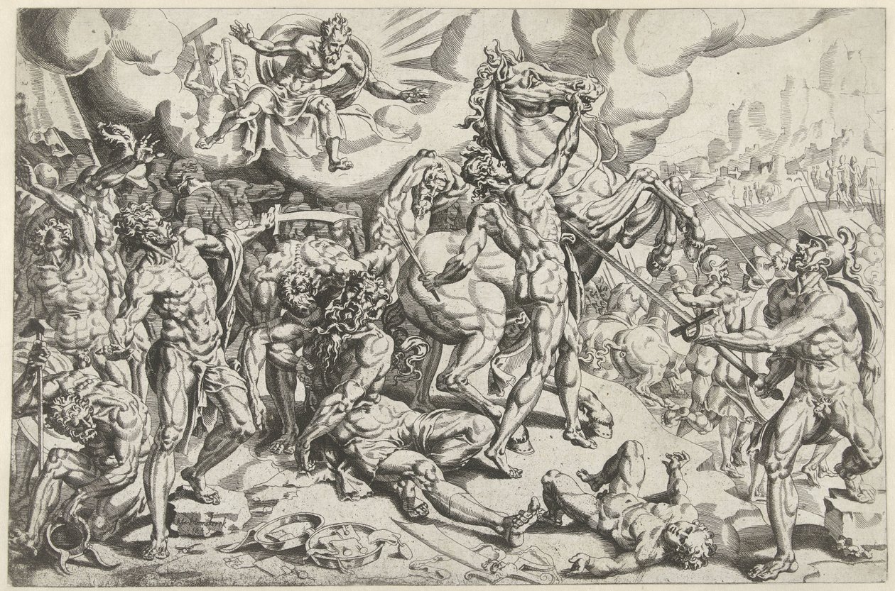 Conversione di Paolo da Dirck Volckertsz. Coornhert (attributed to)