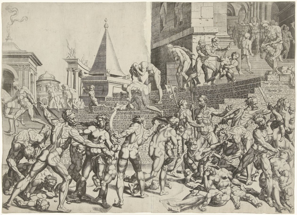 Strage degli innocenti a Betlemme da Dirck Volckertsz. Coornhert