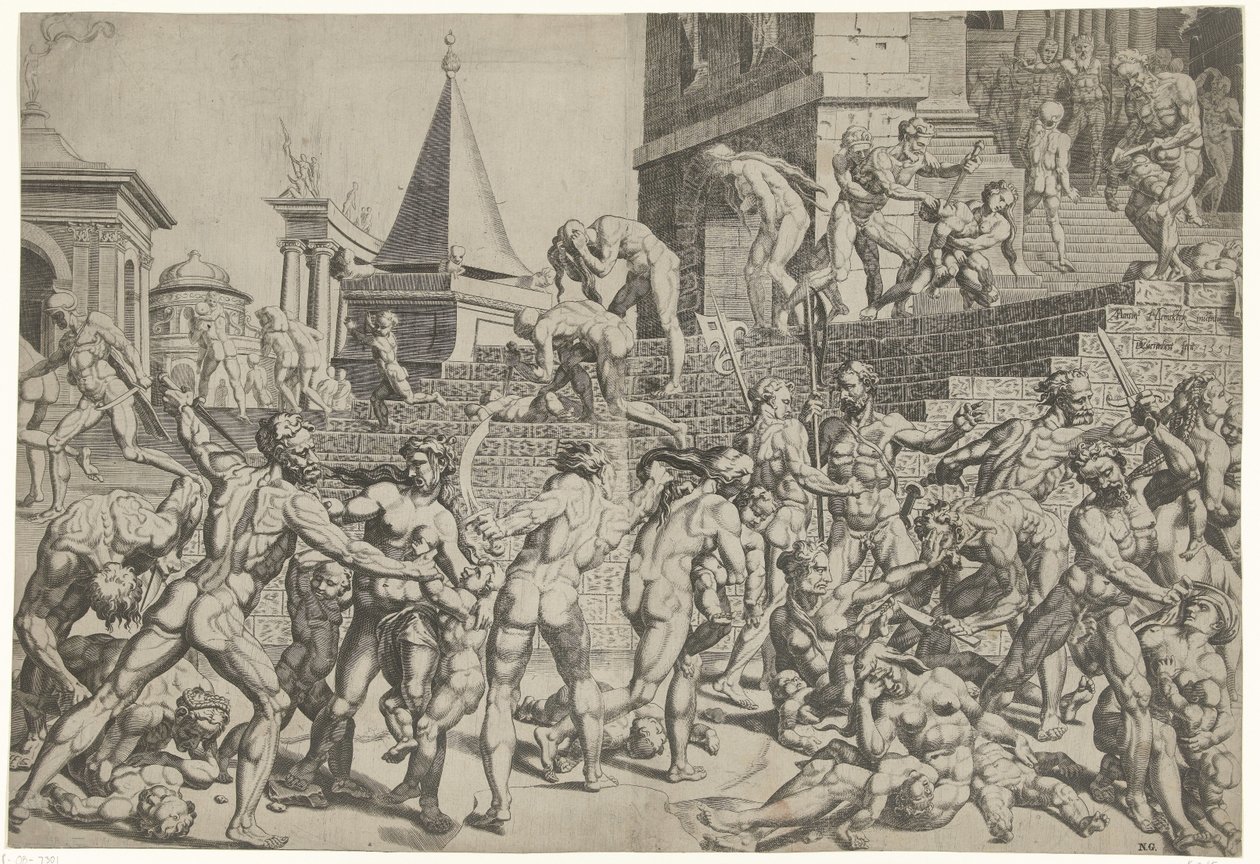 Strage degli innocenti a Betlemme da Dirck Volckertsz. Coornhert